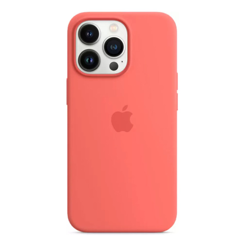 Чехол-силикон silicone case аналог для iphone 13 pro (6.1) морковный