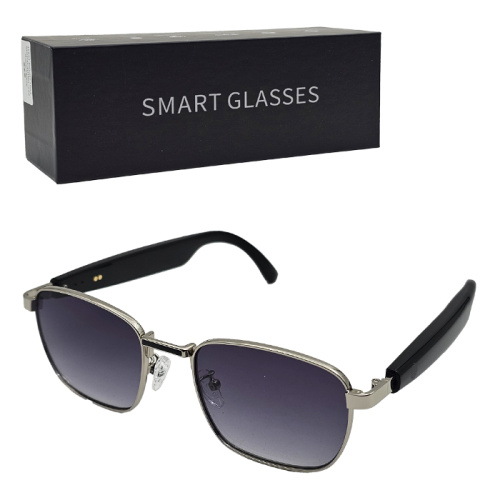 Очки smart glasses hhwl-088 (динамики) серебристо-серое
