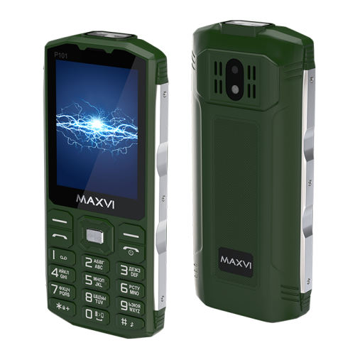 Тел.maxvi p101 зеленый (eac)