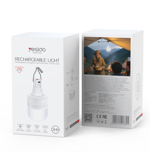 Лампа кемпинговая yesido dh14 (20w) белая
