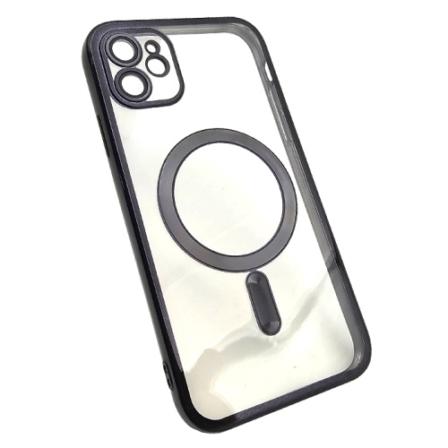 Чехол силикон magnetic iphone 11 черный