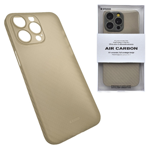 Чехол-крышка k-doo air carbon for iphone 15 pro max титан серый
