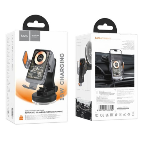 Автодержатель hoco hw8 серый