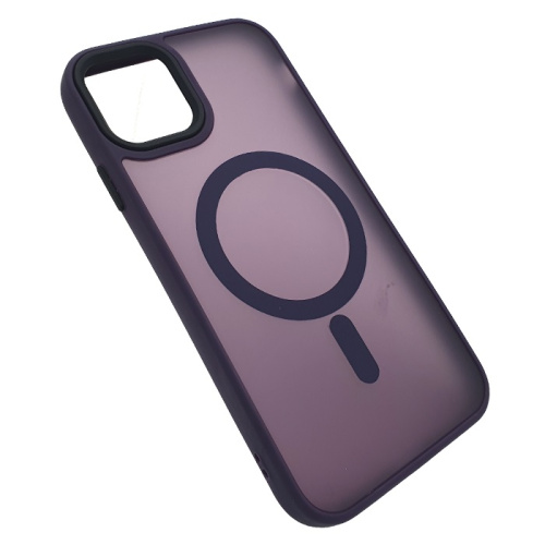 Чехол крышка magnetic collection mil-std для iphone 12/12 pro фиолетовый