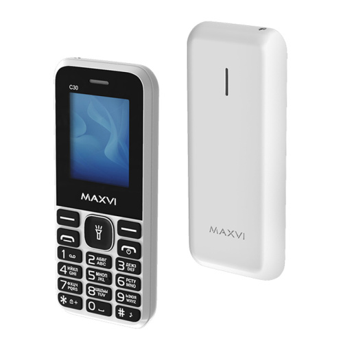 Тел.maxvi c30 белый (eac)