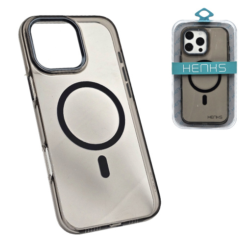 Чехол-крышка henks #56 golden shield magsafe для iphone 16 pro черный