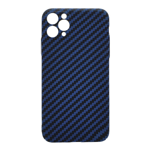 Чехол крышка new skin carbon для iphone 11 pro max темно-синий