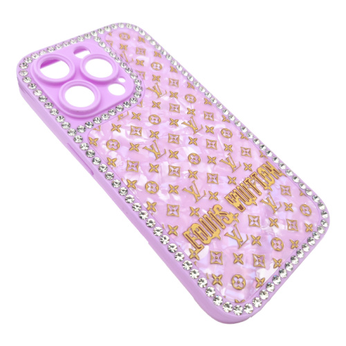 Чехол-силикон louis vuitton для iphone 14 pro фиолетовый