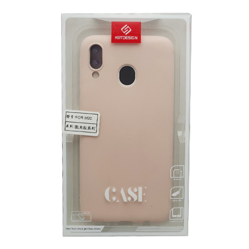 Чехол силикон kstdesign матовый Samsung m20 (2019) розовый