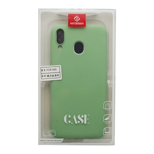 Чехол силикон kstdesign матовый Samsung m20 (2019) зеленый