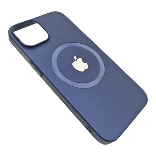 Чехол-крышка c-case magsafe для iphone 14 plus синяя