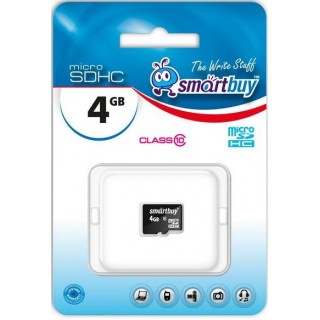Micro sd 4gb smartbuy class10 без адаптера