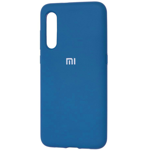 Чехол силикон silicone cover аналог xiaomi mi note 10 lite синий