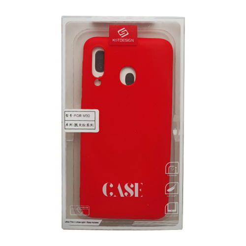 Чехол силикон kstdesign матовый Samsung m30 (2019) красный