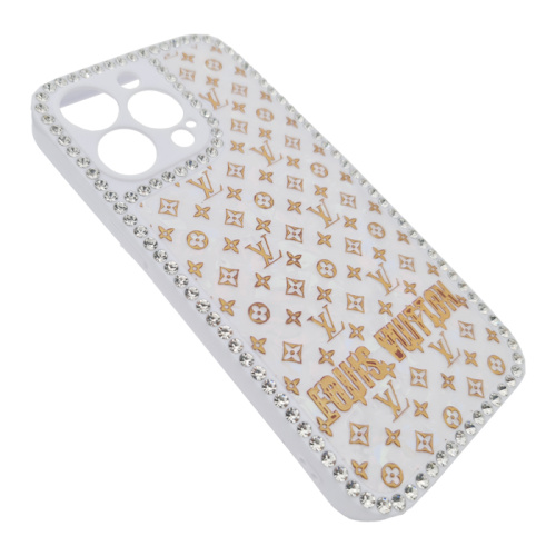 Чехол-силикон louis vuitton для iphone 13 pro белый