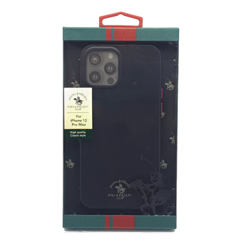 Чехол крышка santa barbara doyle для iphone 12 pro max (6.7) черный
