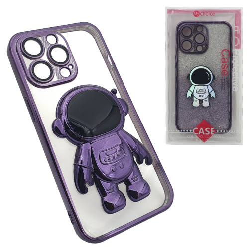 Чехол-силикон astro для iphone 14 pro фиолетовый