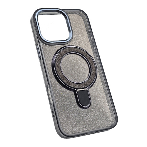 Чехол-крышка shine #010 с держателем для iphone 16 pro max черный
