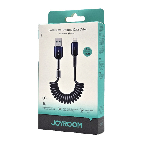 Кабель joyroom u/l s-a43 (3a/1.5m) черный