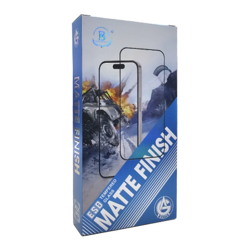 Стекло защитное esd matte finish для iphone xr/11 черное