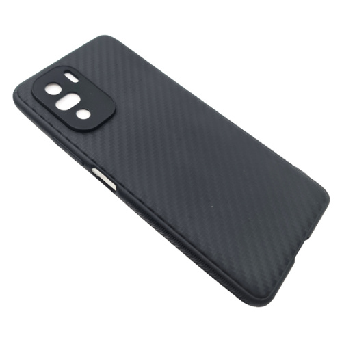 Чехол-силикон likgus carbon xiaomi poco f3 черный