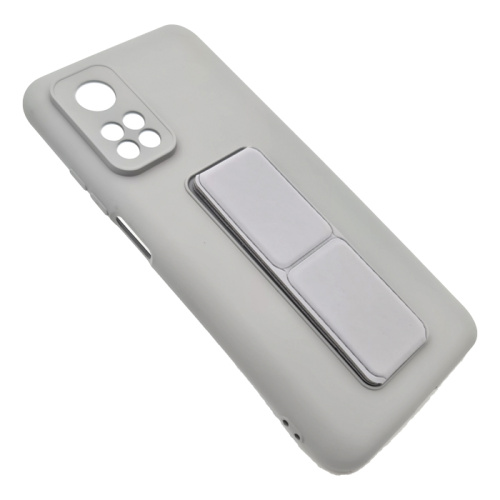Чехол силикон new stand case xiaomi redmi 10t серый