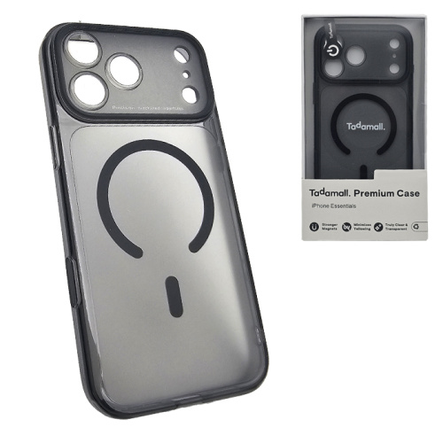Чехол-крышка #21 tadamall frosted magsafe для iphone 17 pro max черный