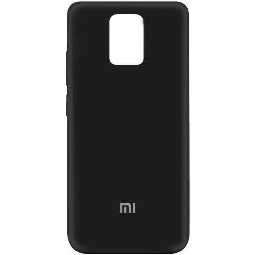 Чехол силикон silicone cover аналог xiaomi redmi note 9 pro max черный