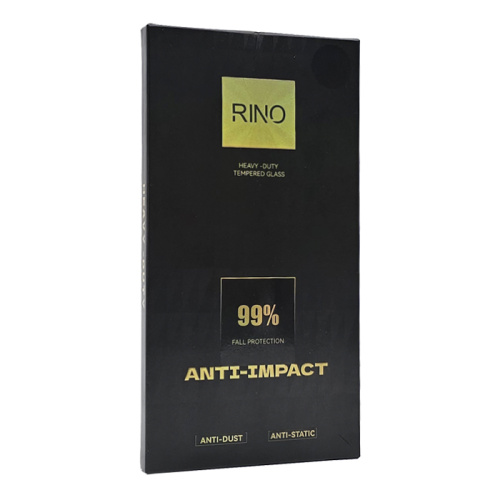 Стекло защитное rino* для iphone 15 pro max черное 