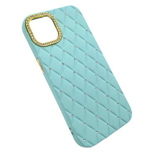 Чехол-силикон elite stars для iphone 13/14 бирюзовый