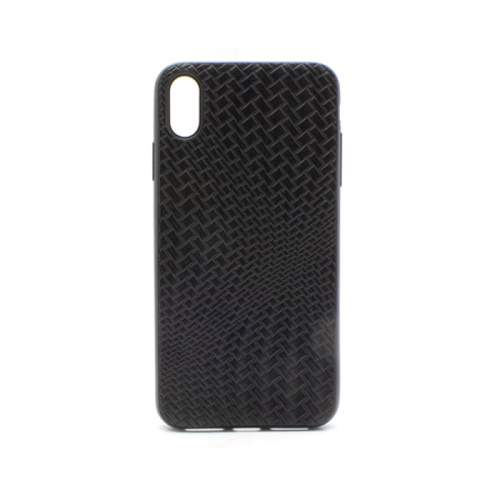Чехол-силикон плетенка new iphone xs max черный