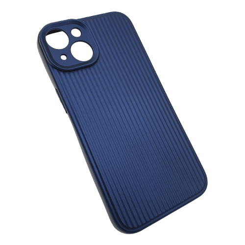 Чехол-силикон ycaden fluted для iphone 14 синий