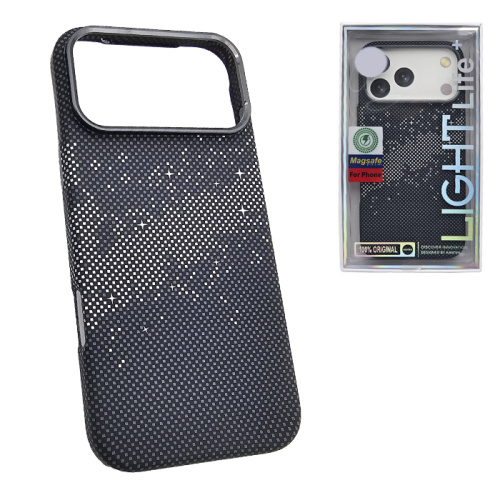 Чехол-крышка #47 light pixel star (magsafe) для iphone 17 pro max черный