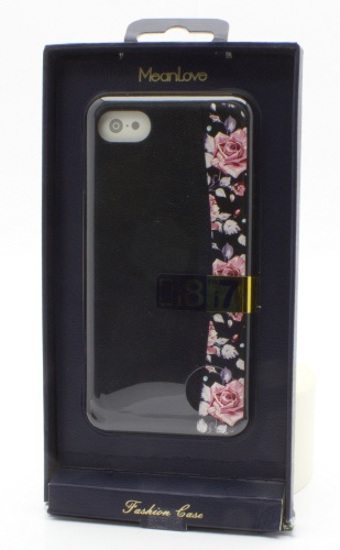 Чехол-крышка meanlove rose series iphone 7/8 черная
