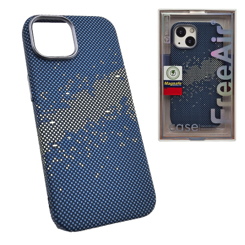 Чехол-крышка free air pixel stars (magsafe) для iphone 15 синий