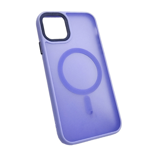 Чехол крышка magnetic collection mil-std для iphone 11 светло-фиолетовый