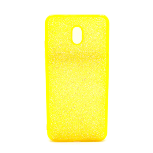 Чехол-силикон блеск 2020 xiaomi redmi 8a желтый
