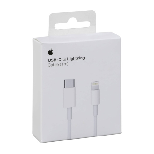 Кабель type-c на lightning 1m белый (r)