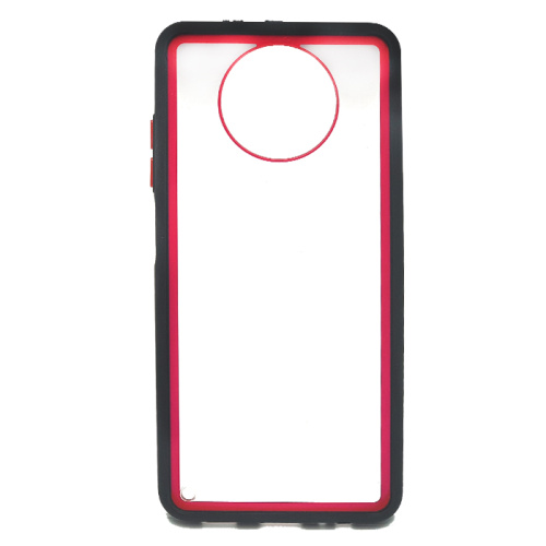 Накладка задняя faison для xiaomi note 9t, f06, imagine, пластик, глянцевый, силиконовые края, цвет: чёрный