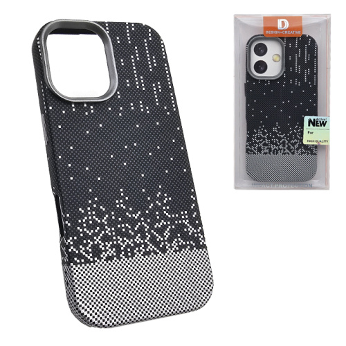 Чехол-крышка arrival для iphone 17 pixel черно-белый