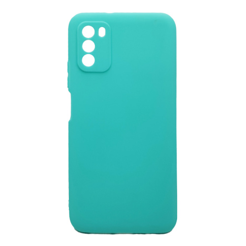 Чехол-силикон soft touch для xiaomi redmi poco m3 бирюзовый 