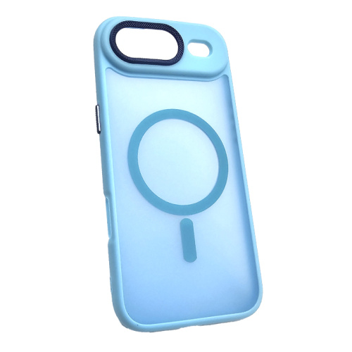 Чехол-крышка #83 magnetic collection mil-std для iphone 17 air голубой