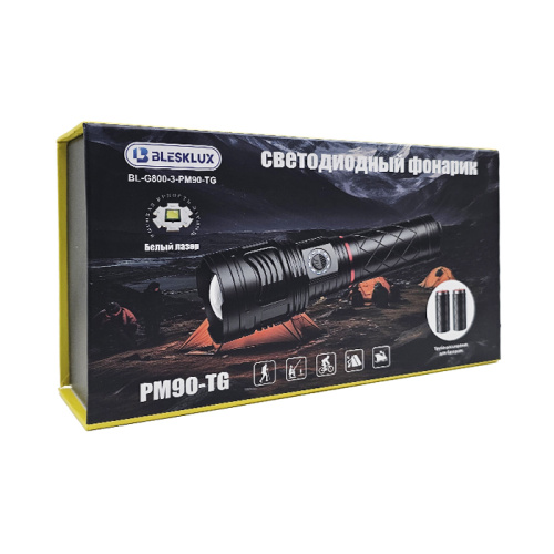 Фонарь bleslux bl-g800-3-pm90-tg (2 трубы для расширения батареек)