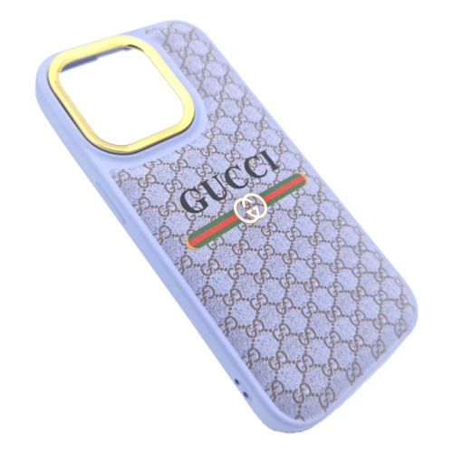 Чехол-силикон gucci iphone 13 pro сиреневый