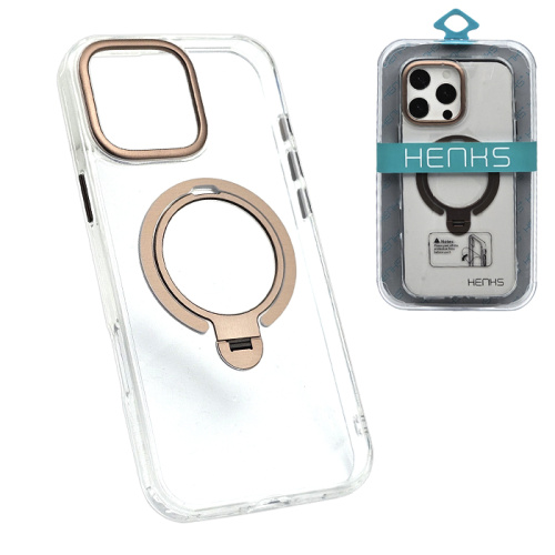 Чехол-крышка henks revolve magsafe для iphone 16 pro desert titanium