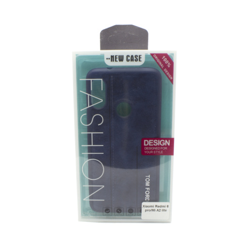 Чехол силикон tom ford кожа xiaomi redmi 6 pro/mi a2 lite синий