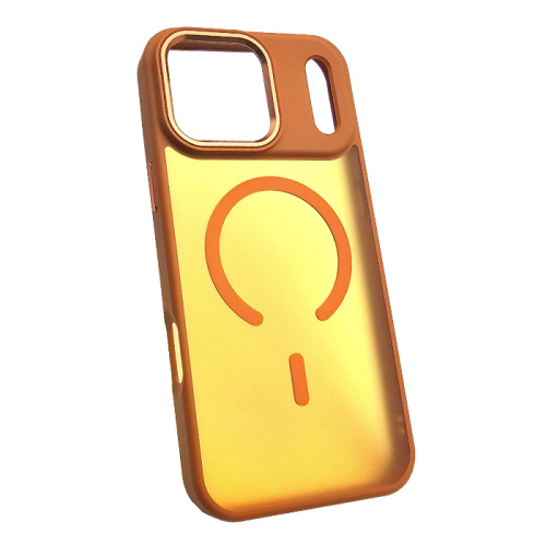 Чехол-крышка #26 (magsafe) для iphone 17 pro оранжевый