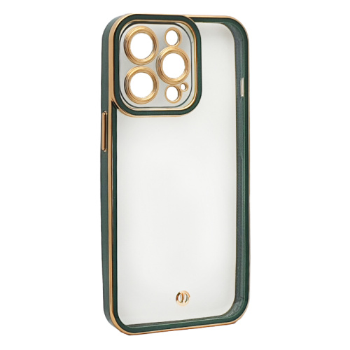 Чехол силикон tpu+tpu для iphone 13 pro зеленый