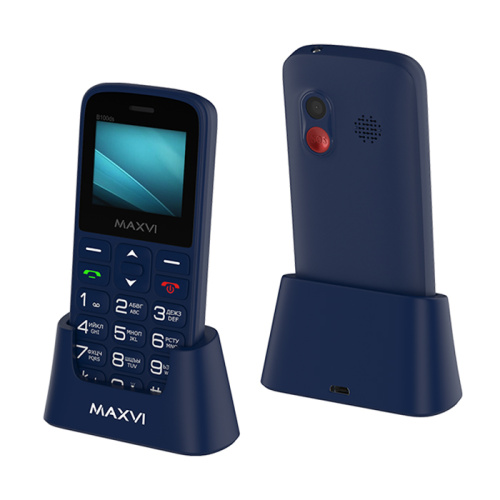 Тел.maxvi b100ds blue (eac)