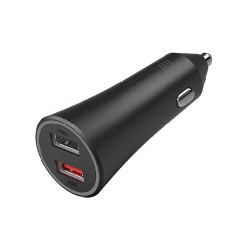 Азу xiaomi mi 37w dual port car charger cc06zm черный (6201)